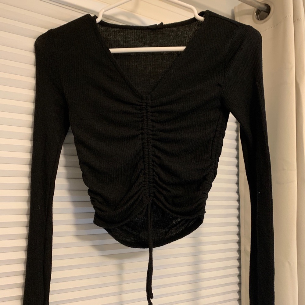 Urban Outfitters long sleeve cinched shirt